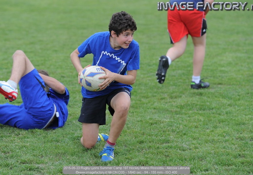 2015-05-23 Rugby Lyons Summer Camp - Hockey Milano Rossoblu U12 e U14